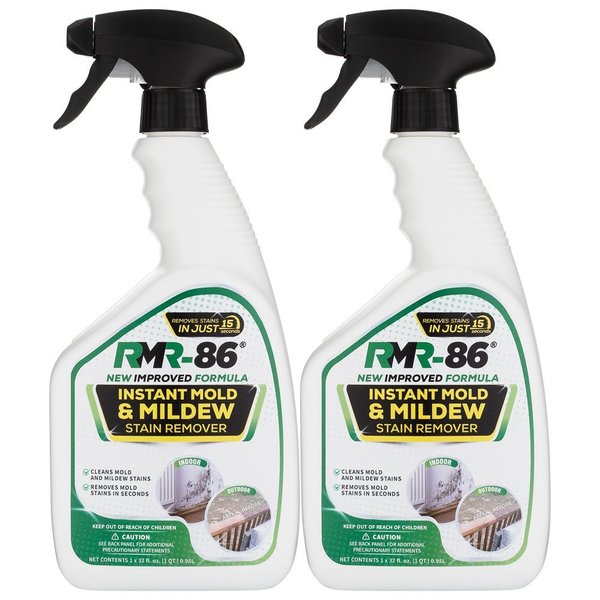 Rmr Brands RMR-86 INSTANT MOLD & MILDEW STAIN REMOVER 32 OZ, 2PK RMR8632OZ-2